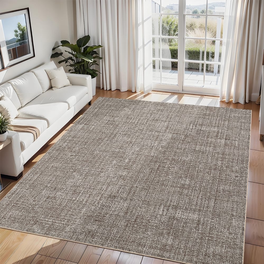 Washable Living Room Rugs Farmhouse Rug Modern Solid Carpet Soft Non Slip