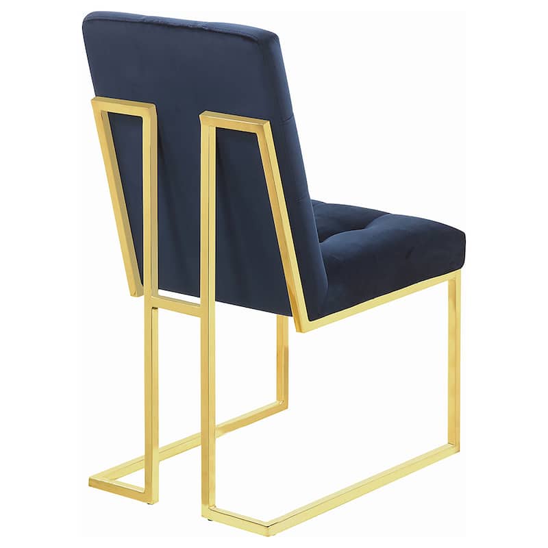 Cisco Velvet Upholstered Dining Side Chair (Set of 2)