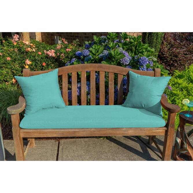 Sunbrella® Solid Fabric 1-Piece Indoor/Outdoor Square Throw Pillow, 15"W x 15"L, Cast Silver
