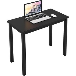 31.5 Inch Compact Computer Desk with Metal Frame, Easy Assembly, BIFMA ...