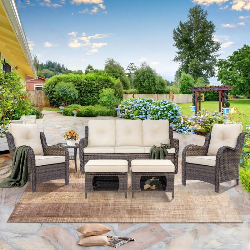 Outdoor Patio Furniture Set-Rattan Outdoor Furniture Set with Cushion