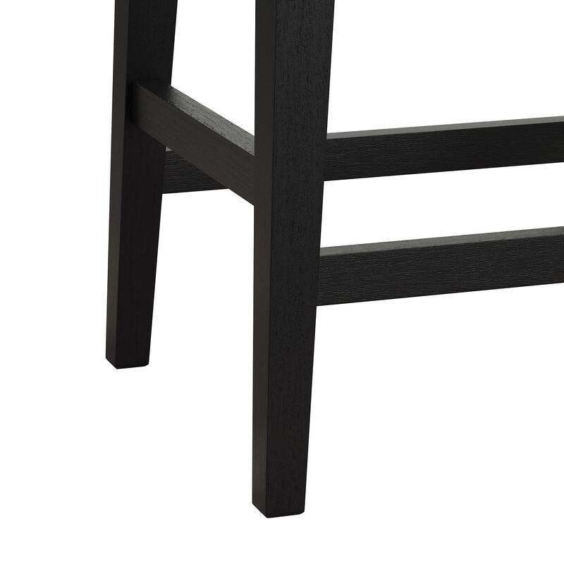 Hillsdale Furniture Arabella Wood Backless Counter Height Stool - 25.25H x 18.5W x 15.75D