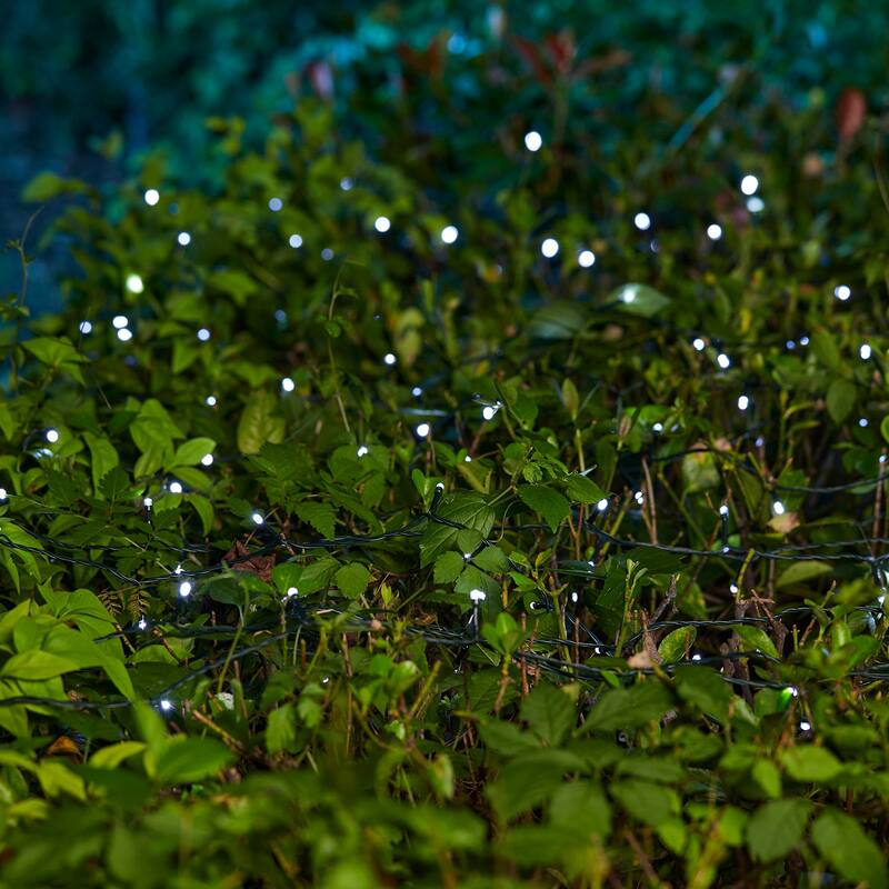 Glitzhome Set of 2 Outdoor Solar Powered String Light with 200LEDs - 200LEDs Set of 2