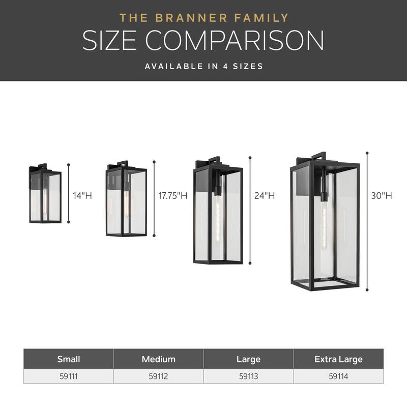 Kichler 59114 Branner 30" Tall Wall Sconce
