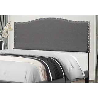 Hillsdale Kiley Headboard Full/Queen Stone Fabric Metal Headboard