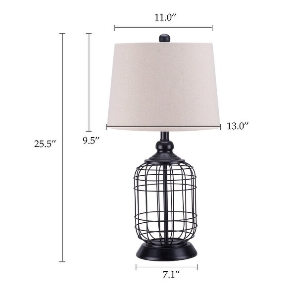 bird cage table lamp