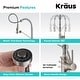 Thumbnail 25, Kraus Bolden 2-Function 1-Handle Commercial Pulldown Kitchen Faucet. Changes active main hero.