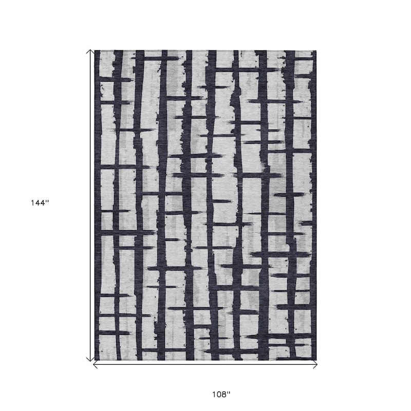 HomeRoots Striped Transitional Rectangle Outdoor Rug