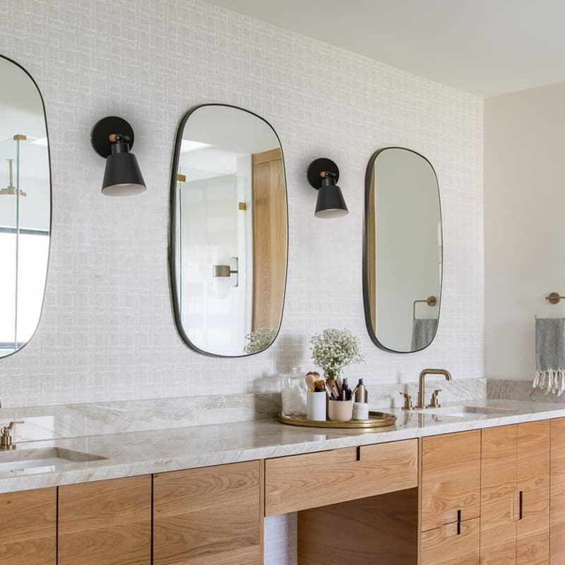 2 Pack wall lighting black wireless lights for wall iron wall sconce