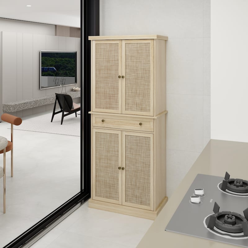 4 Door Cabinet with 1 Drawer