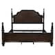 Andover Four Poster Bed Dark Oak