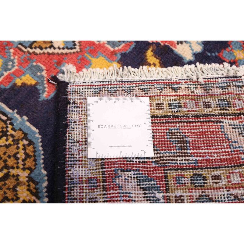 ECARPETGALLERY Hand-knotted Andelz Dark Navy Wool Rug - 3'3 x 10'6