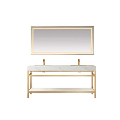 Miseno MV702572 Funes 72" Free Standing Double Basin Vanity Set with
