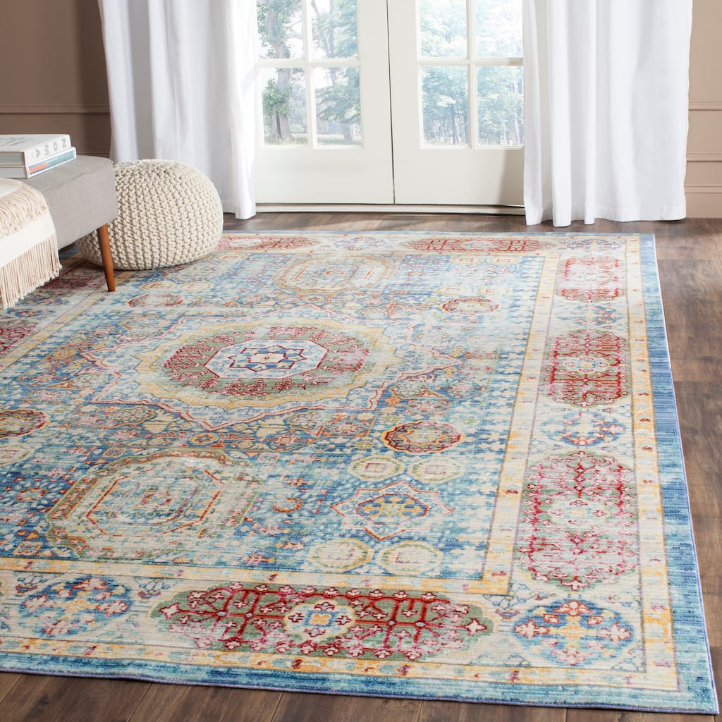 SAFAVIEH Valencia Trynke Distressed Vintage Boho Oriental Polyester Rug