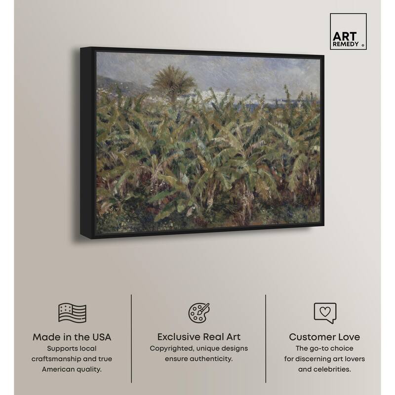 Field of Banana Trees Canvas by Art Remedy