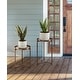 preview thumbnail 1 of 19, Kate and Laurel Aguilar Plant Stand Set - 2 Piece