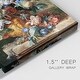 preview thumbnail 3 of 1, Bouquet of Flowers in an Urn Premium Gallery Wrapped Canvas - Ready to Hang