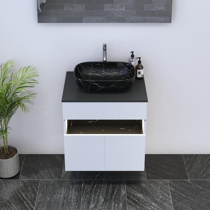 Laguna 2D 60 Floating Bathroom Vanity (24" Width)