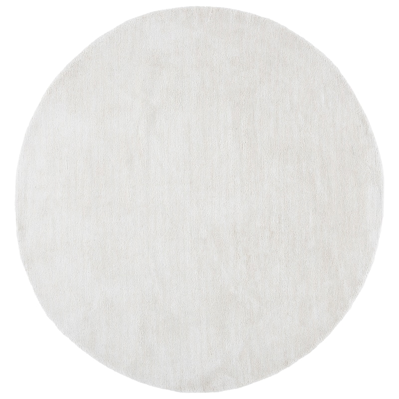 SAFAVIEH Handmade Carmine Virginica Modern & Contemporary Rug - 6' Round - Ivory