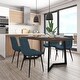 preview thumbnail 10 of 16, WyndenHall Chatsworth Mid Century Modern Dining Chair (Set of 2) - 22.22" D x 19.68" W x 32.1"H Blue