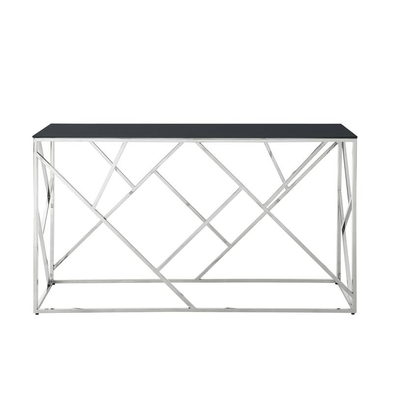 Modern Glass Console Table