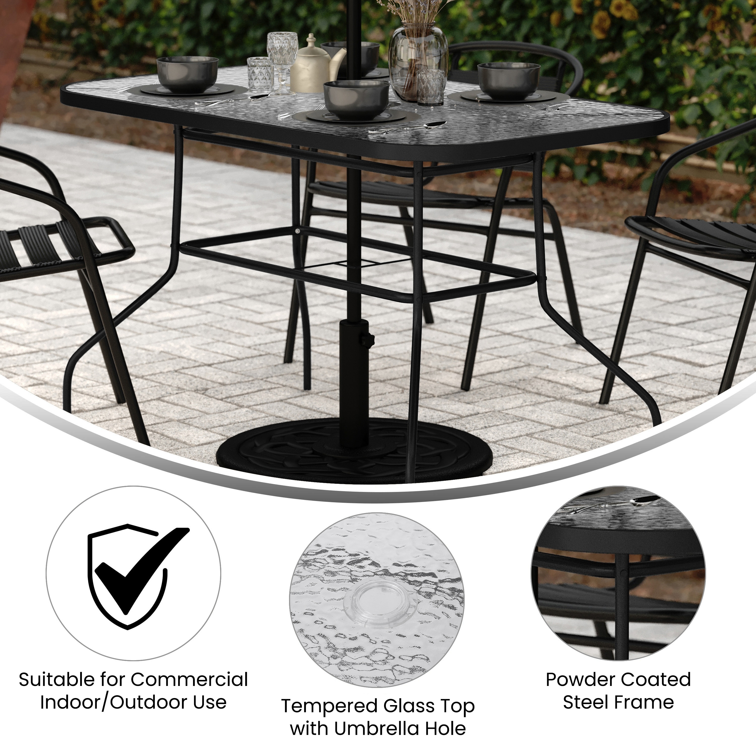 commercial patio table umbrella OLIXIS 9ft with Tilt and Crank Button & 8 Sturdy Ribs Waterproof, Patio Umbrella Perfect for Poolside, Terrace, Beach and Outdoor Restaurant, Blue : Patio, Lawn & Garden PURPLE LEAF Luxury Market Umbrella is designed for public spaces EliteShade USA 10-Year-Non-Fading 9ft 3-Tier