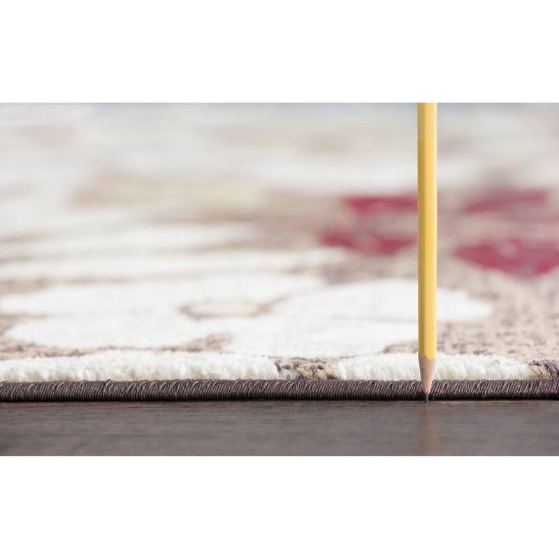 Decora Shabby Chic Floral Indoor Area Rug