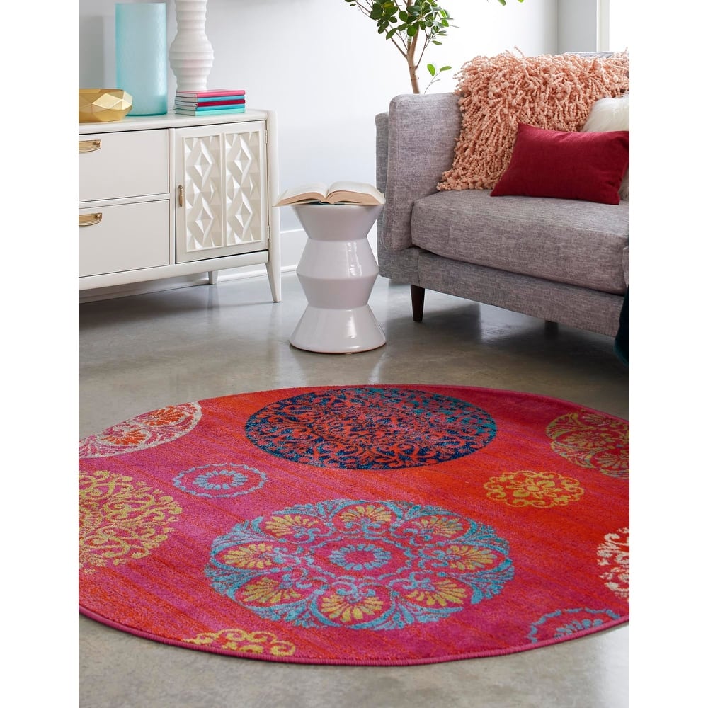 Contemporary Chorisia Collection Area Rug