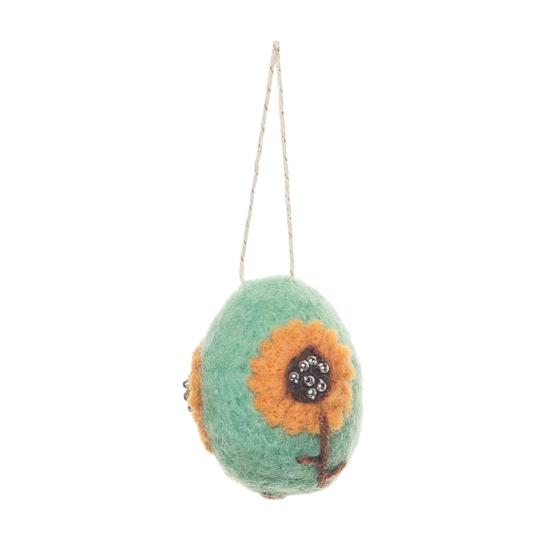 Sunflower Egg Easter Spring Decorative Hanging Tree Ornament