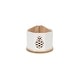 preview thumbnail 6 of 16, DesignStyles 4 Compartment Spinning Desktop Organizer / Rotating Pen and Pencil Cup and Sorter White Pineapple