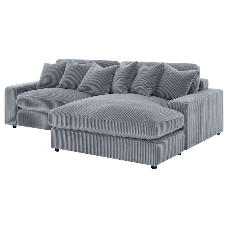 Blaine Upholstered Reversible Chaise Sectional Sofa