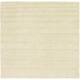 Unique Loom Solid Shag Area Rug - 8'2" x 8'2" Square - Pure Ivory