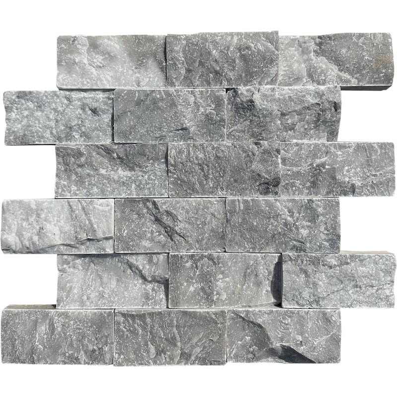 Serenity Marble 2" x 4" Mosaic Tile - 5 Sheets (5.00 Sqft) - Grey