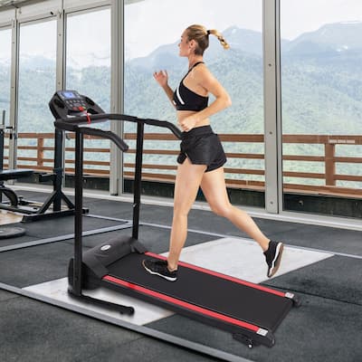 Treadmill With Shock Absorption And Incline