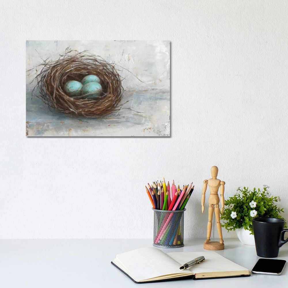 iCanvas "Rustic Bird Nest I" by Ethan Harper Canvas Print