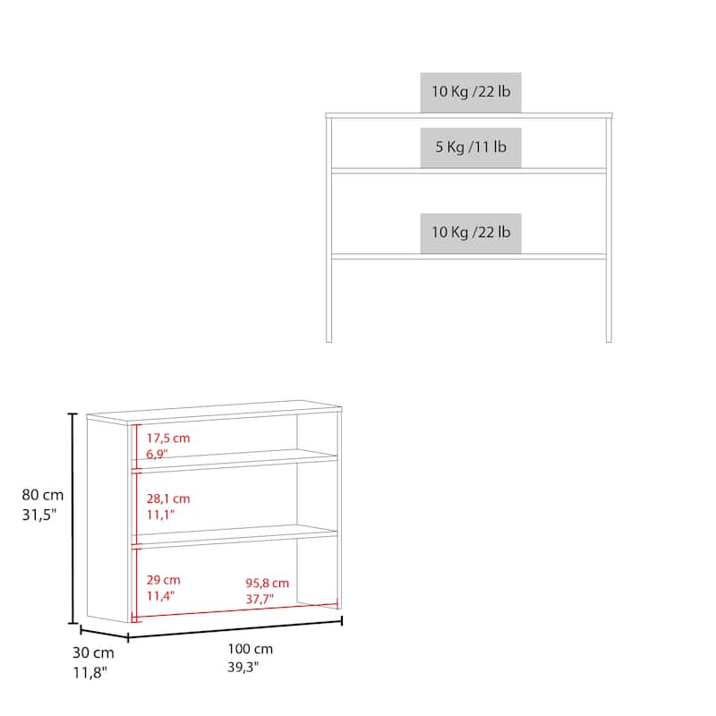 Versatile Console Table with Open Storage and Modern Design, Ideal for Display and Organization.