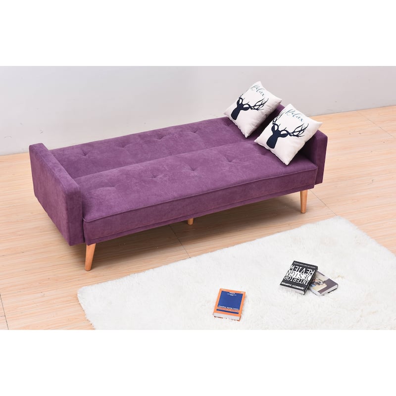 Modern Adjustable 3-position Sleeper Sofa Futon