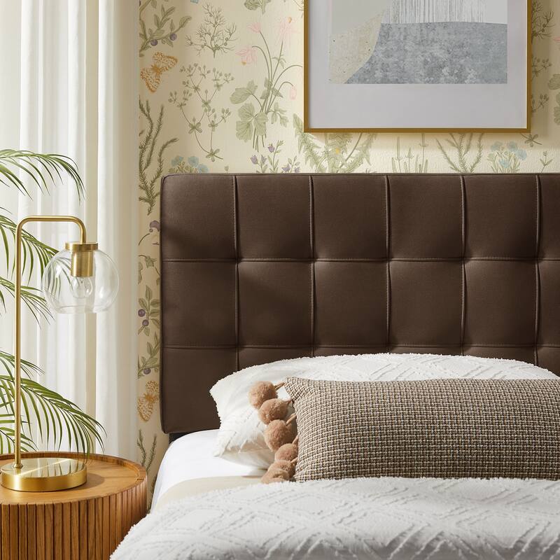 Lily Biscuit Tufted Performance Velvet Headboard