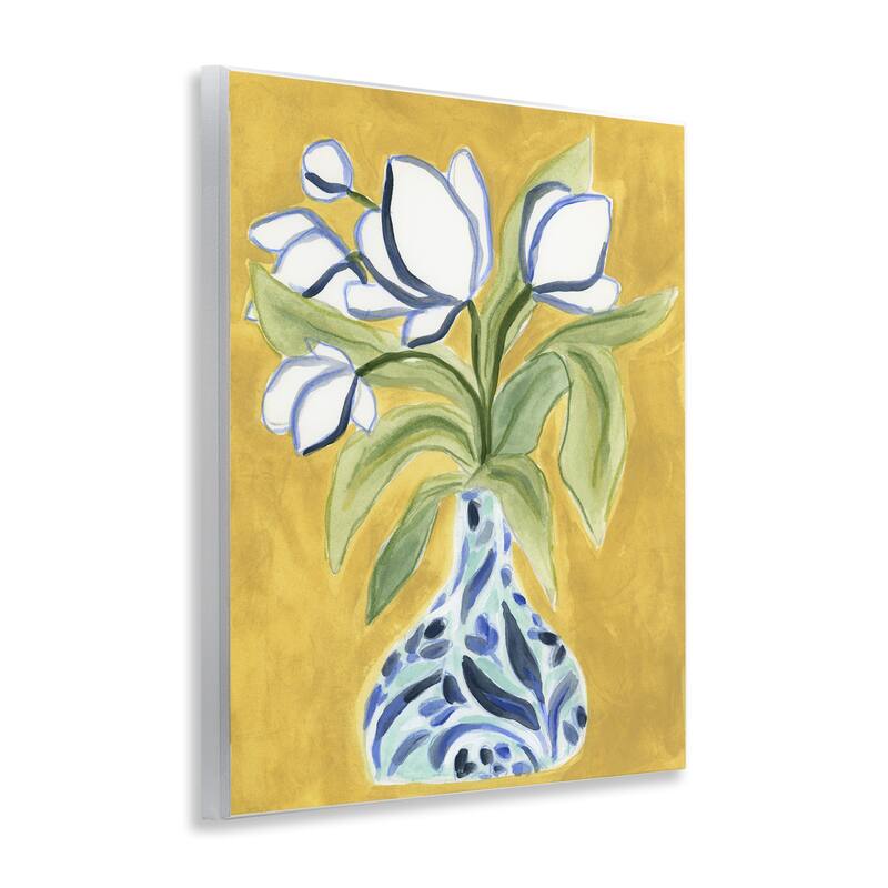 Stupell Bright Tulips in Vase Wall Plaque Art Design By June Erica Vess