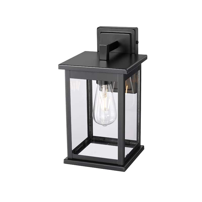 Millennium Lighting Bowton II 1 Light Outdoor Wall Sconce in Powder Coat Black