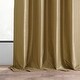 preview thumbnail 23 of 34, Exclusive Fabric Ruched Textured Faux Dupioni Silk Curtain (1 Panel)