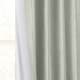 preview thumbnail 5 of 9, Ex. Fabrics Silver Faux Textured Dupioni Silk Curtain (1 Panel)