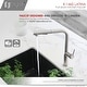 preview thumbnail 40 of 55, STYLISH Kitchen Sink Faucet Single Handle Pull Down Dual Mode in Stainless Steel