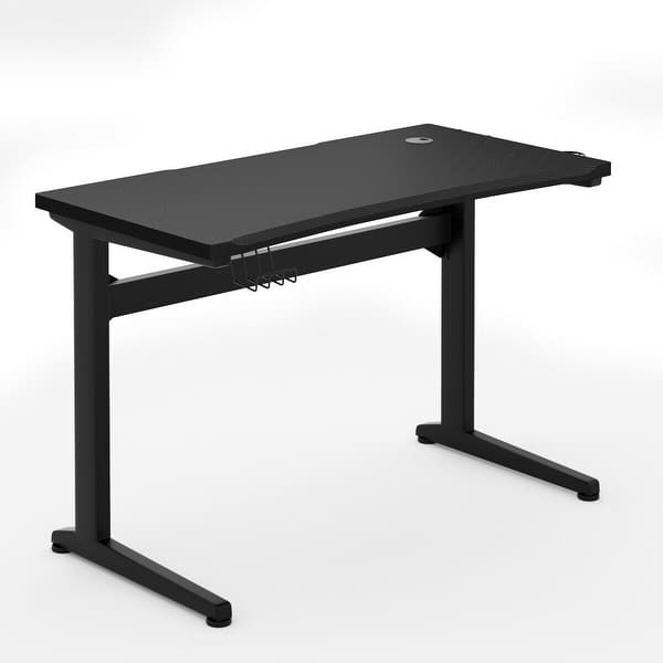 Shop Gymax Gaming Computer Desk Carbon Fiber Surface W Mousepad