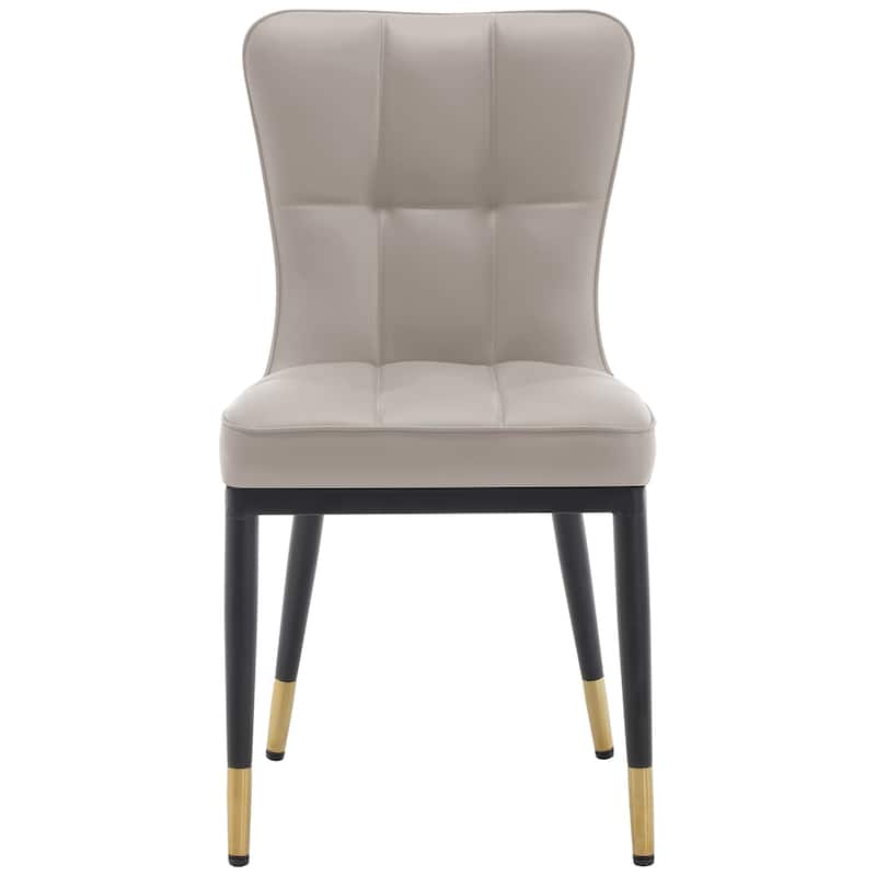 Faux Leather Upholstered Dining Chairs Set of 2/4