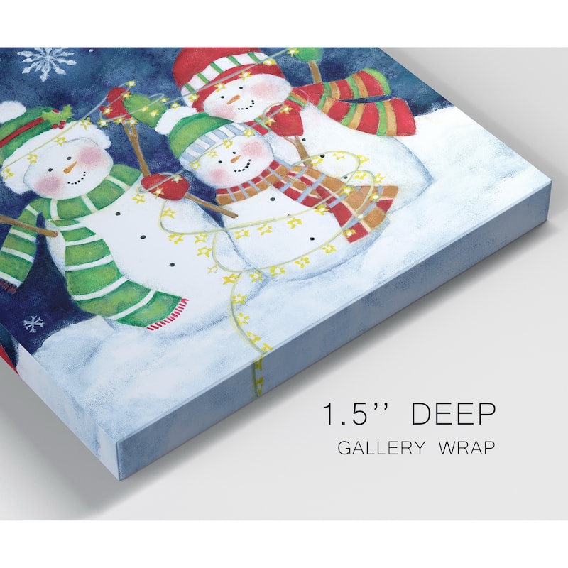 Festive Lights I-Premium Gallery Wrapped Canvas - Ready to Hang