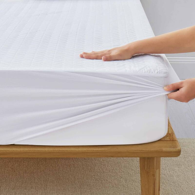 Waterproof Mattress Protector, Noiseless & Secure Fit with Deep Pocket