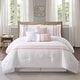 preview thumbnail 1 of 32, Nanshing Krystel 7 Piece Boho Chic Comforter Set Pink - California King