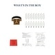 preview thumbnail 14 of 14, Modern 1-Light Luxury Crystal Wall Sconce Black Gold Bathroom Vanity Light - W7.9" x H10"