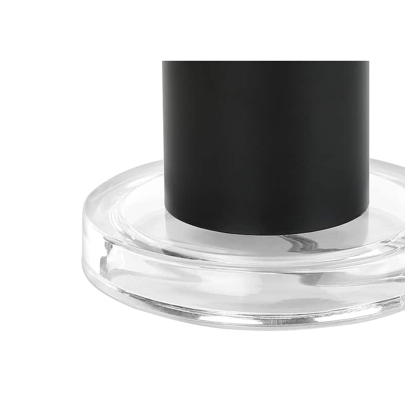 Lighting, 28"h, Table Lamp, Black Metal, Black Shade, Contemporary - Black